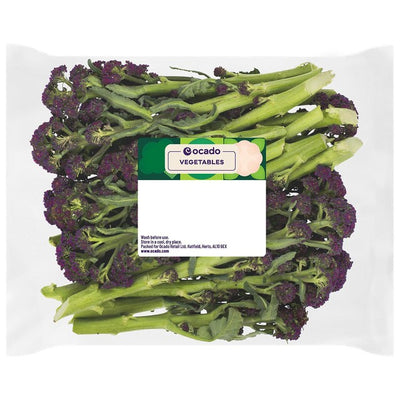 M&S Ocado British Purple Sprouting Broccoli Fresh Vegetable 200g- Buy online at McGrocer