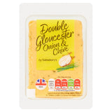 Sainsburys Double Gloucester Cheese Chive 200g