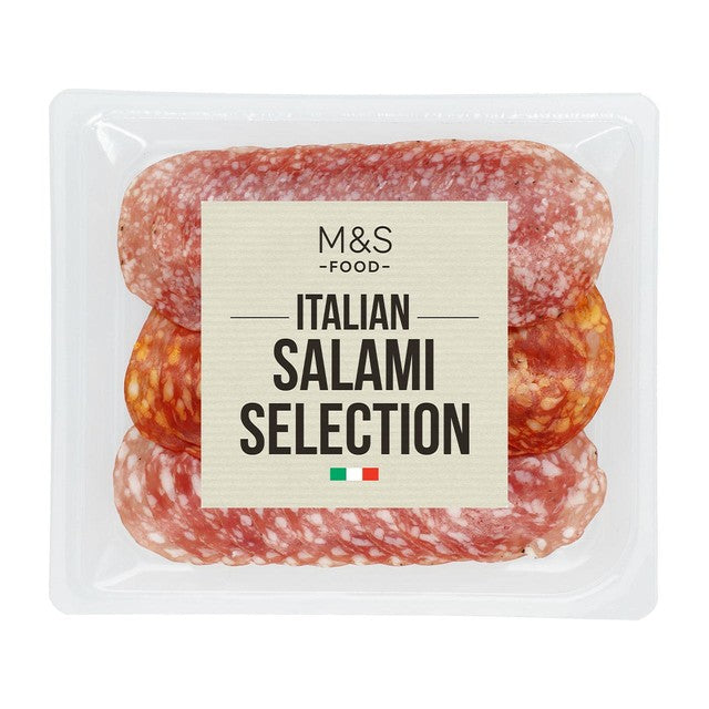 M&S Italian Salami Selection 100g, imported from the UK