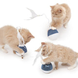 Catit Pixi Spinner electronic cat toy White & Blue - British product