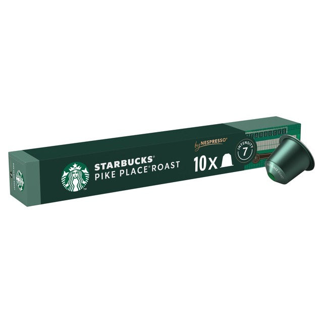 Starbucks Pike Place Lungo coffee capsules 10 count (British brand)
