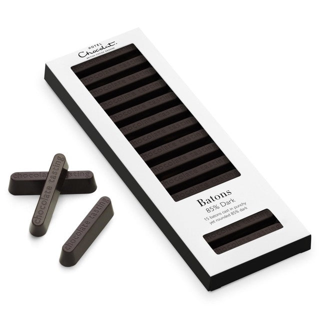 Hotel Chocolat 85% dark chocolate batons 120g, UK version