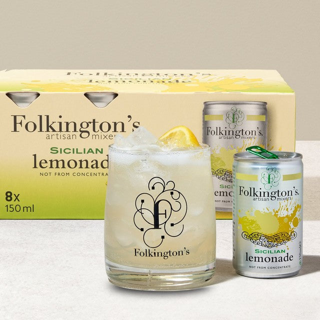 Folkington's Sicilian lemonade 8 x 150ml - British product