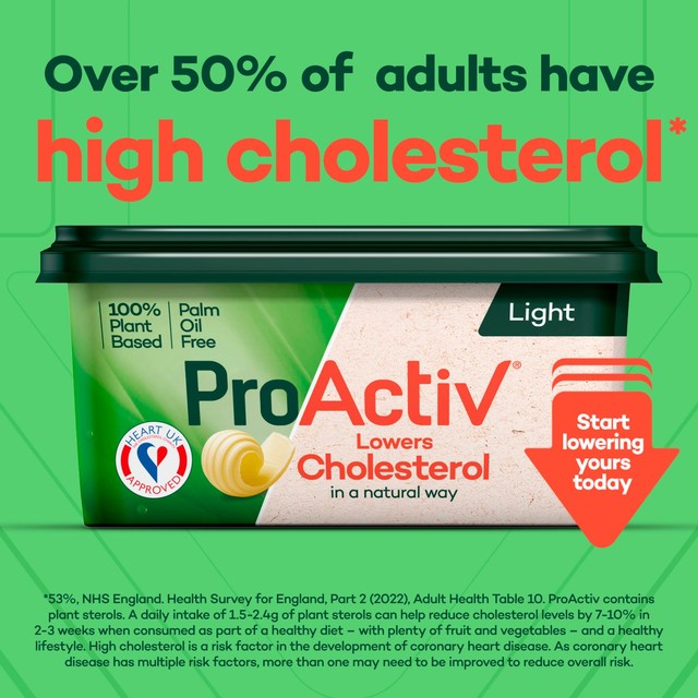 Flora ProActiv Light spreadable butter alternative 450g, imported from the UK