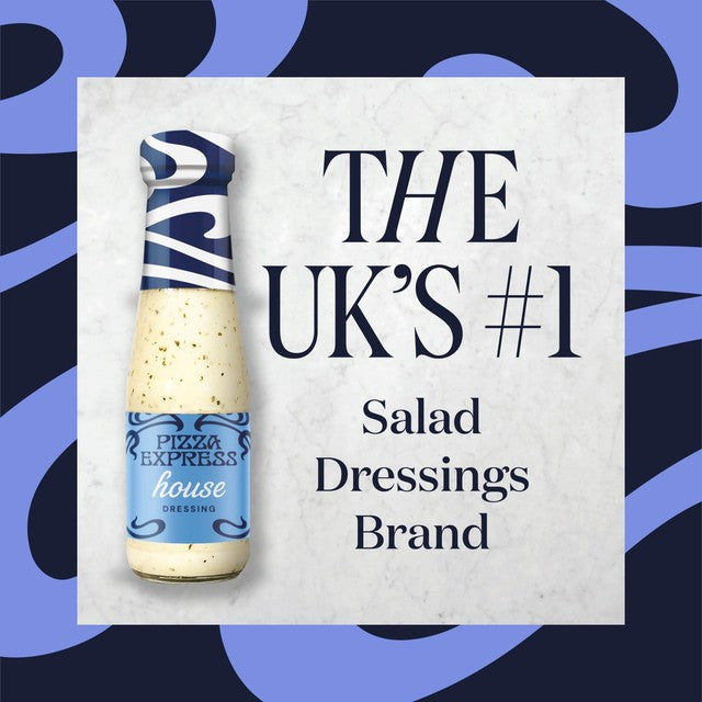 Pizza Express house dressing with rapeseed oil and herbs 235ml, imported from the UK