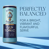 Bombay Sapphire gin and tonic premix cocktail 250ml - British product
