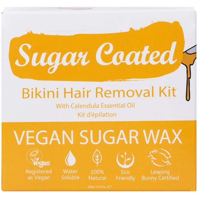 Sugar Coated Bikini Hair Removal Wax Kit 200g (British brand)