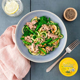 John West lemon & thyme tuna infusions canned tuna 80g, UK version