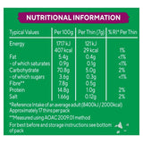 Ryvita rosemary and sea salt flatbread crackers 125g, imported from the UK