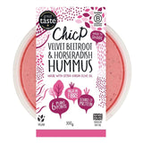 ChicP beetroot and horseradish hummus 300g - British product