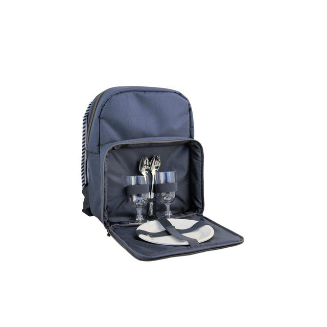 Navigate Three Rivers 2 person insulated picnic backpack set (British brand)