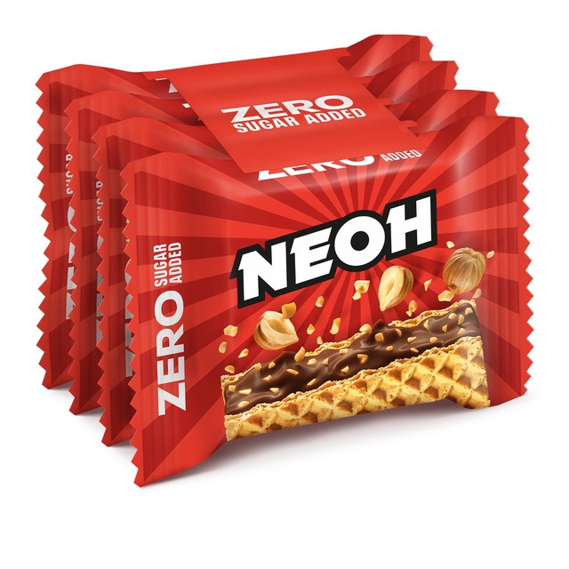 NEOH Hazelnut Chocolate Wafer Bar 4 Bars, imported from the UK
