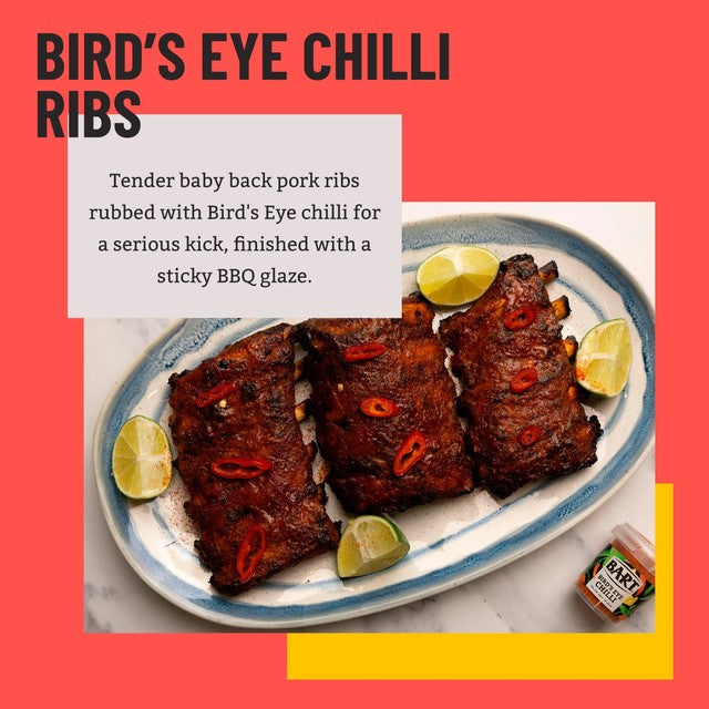 Bart Bird's Eye Chilli dried chillies 18g - British product