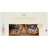M&S custard choux buns 205g, imported from the UK