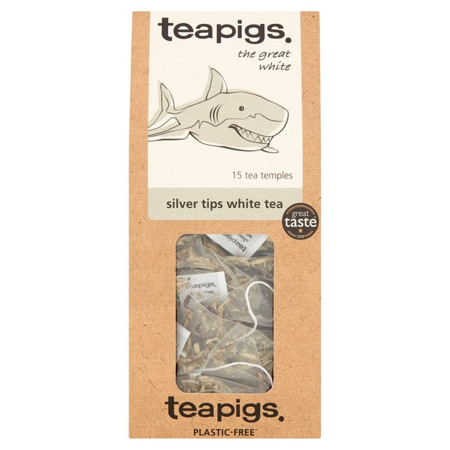 Teapigs Silver Tips white tea bags 15 count (British brand)