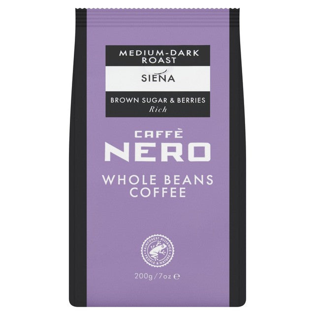 Caffe Nero Siena whole bean coffee blend, imported from the UK