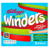 Kellogg's Winders strawberry and apple fruit snack roll 85g pack, UK version