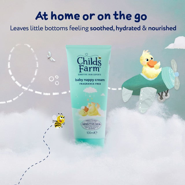 Childs Farm baby nappy cream fragrance-free 100ml - British product