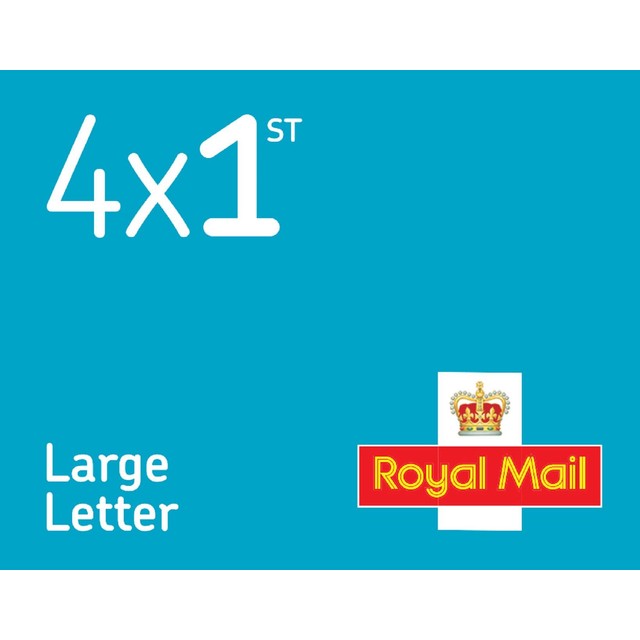 Royal Mail 1st Class Large Stamps 4 stamps - British product