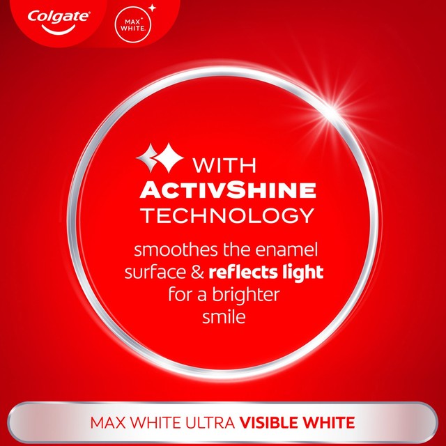 Colgate Max White whitening toothpaste 75ml - British product