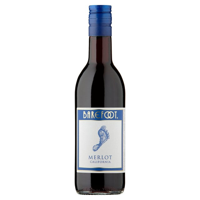Barefoot Merlot red wine 187ml - British product