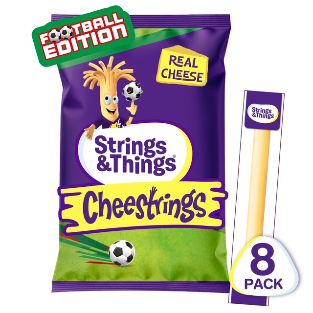 Strings & Things Cheestrings Original cheese snacks 8 x 20g - British product