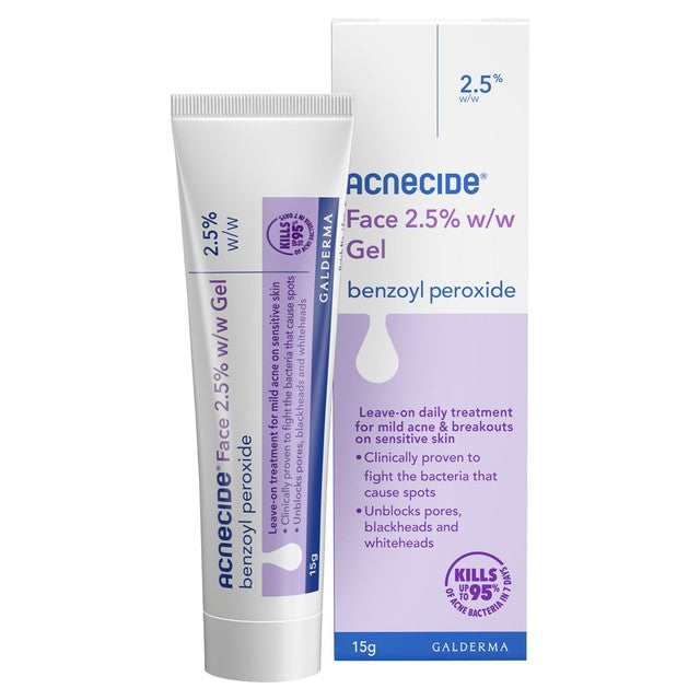 Acnecide Face Gel 2.5% BPO (British brand)
