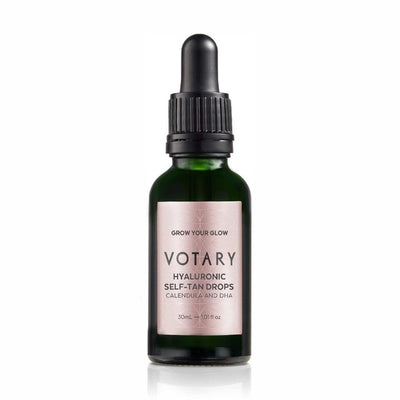 VOTARY Hyaluronsyre Selvbruning Dråper med Ringblomst og DHA 30ml