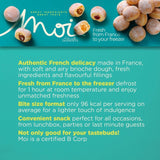 Moi Pistachio filled Mini Beignets frozen dessert (British brand)