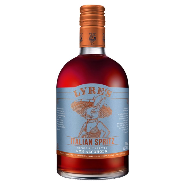 Lyre's alcohol-free Italian Spritz 70cl, UK version