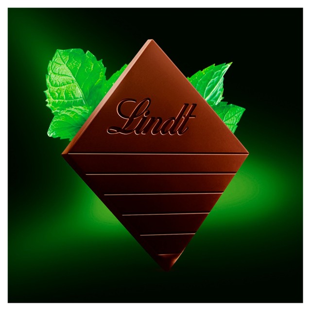 Lindt dark mint chocolate bar 100g, UK version