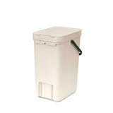 Brabantia Sort & Go waste bin soft beige 12 litre - British product