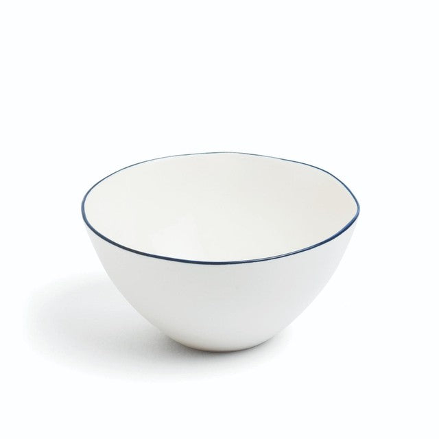 Daylesford Edge Blue ceramic bowl 15.5cm - British product