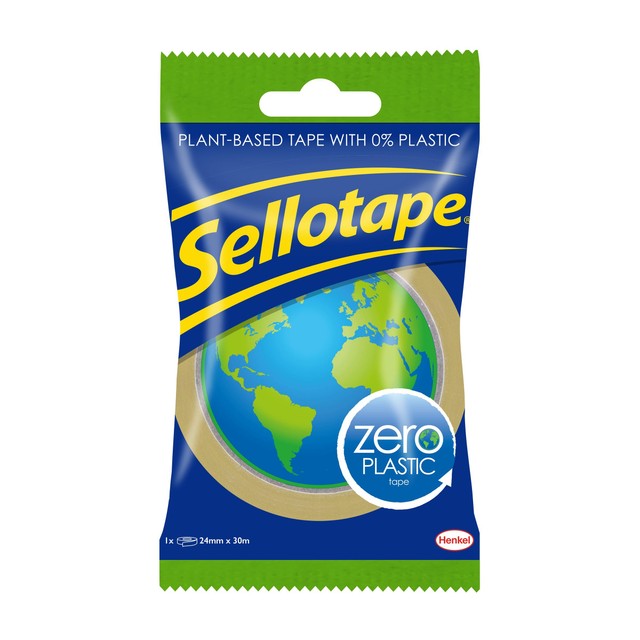 Sellotape Zero Plastic adhesive tape 24mm x 50m (British brand)