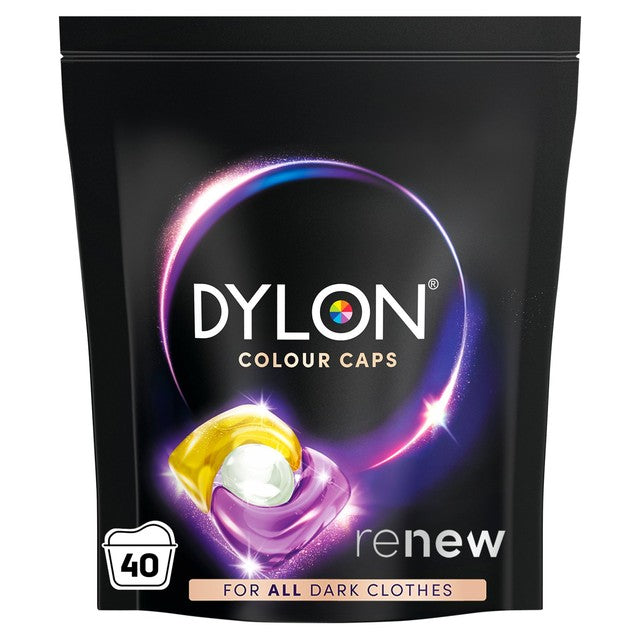 Dylon dark laundry detergent caps 40 caps - British product