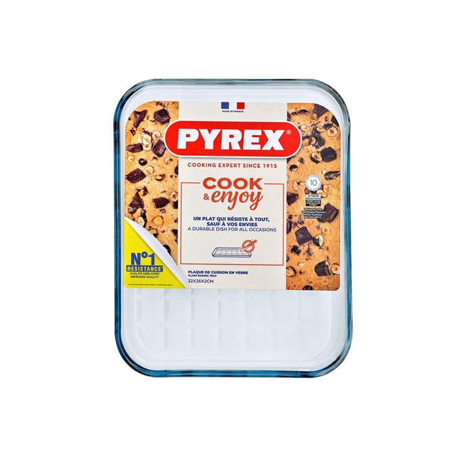 Bandeja para Horno y Horno de Vidrio Pyrex 32cm