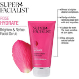 Super Facialist rose facial scrub 150ml (British brand)