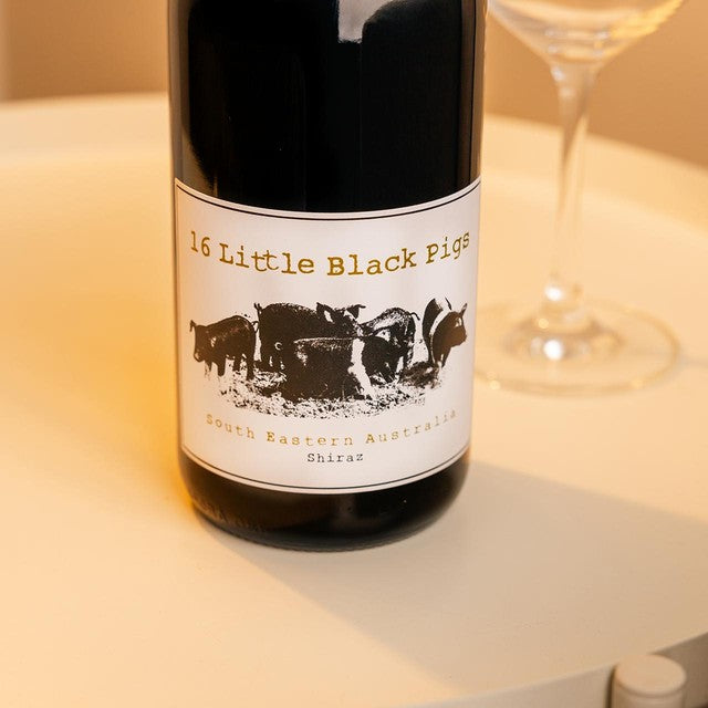 Virgin Wines 16 Little Black Pigs Shiraz red wine 75cl, UK version