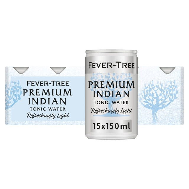 Fever-Tree Light Indian Tonic Water 15 x 150ml cans - British product