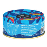 Fish 4 Ever Azores skipjack tuna flakes in spring water 160g - British product
