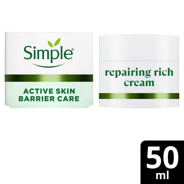 Simple Repairing Rich Face Cream 50ml (British brand)