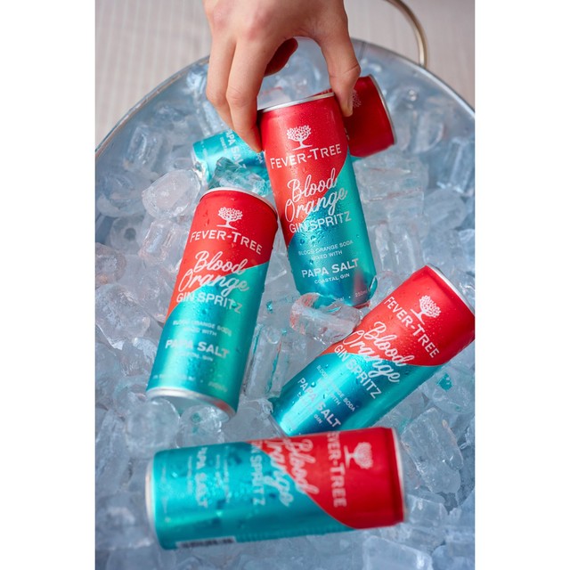Fever-Tree Blood Orange Gin Spritz can, imported from the UK