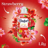 Comfort fabric conditioner Strawberry and Lily 48 washes - British product