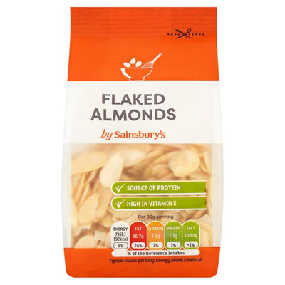 Sainsburys Sainsburys لوز شرائح 100 جرام- اشترِ عبر الإنترنت من McGrocer