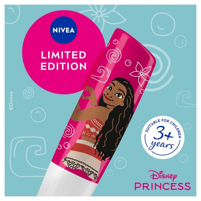 Nivea Disney Moana Watermelon Shine lip balm 4.8g, imported from the UK