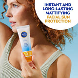 Nivea SPF 50 face sun cream shine control 50ml, imported from the UK