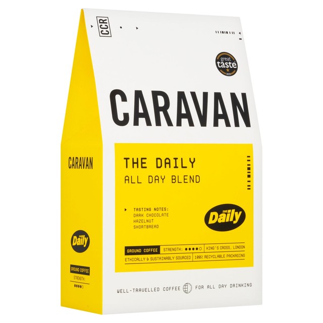Caravan Coffee Daily Blend gemahlener Kaffee 200g - Britisches Produkt