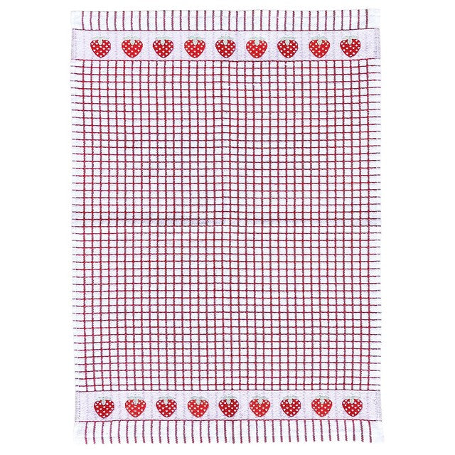 Samuel Lamont Tea Towel Strawberry 50x70cm, imported from the UK