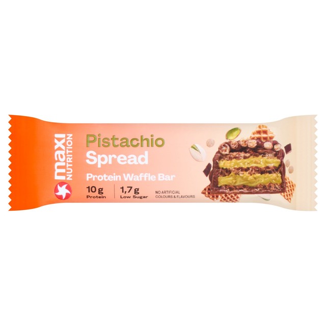 Maxi Nutrition pistachio protein bar 12 x 39g, imported from the UK