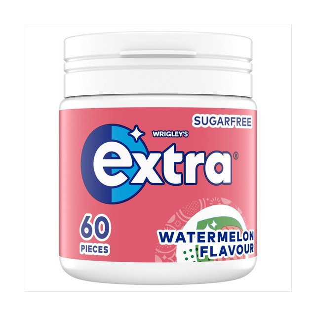 Wrigley's Extra watermelon flavour sugarfree chewing gum 64g - British product